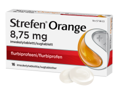 STREFEN ORANGE imeskelytabletti 8,75 mg 16 fol