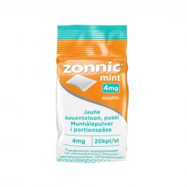 ZONNIC MINT 4 mg pussi suuonteloon 20 kpl - Pirkkalan 1. apteekki